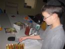 Lighting the Menorah 